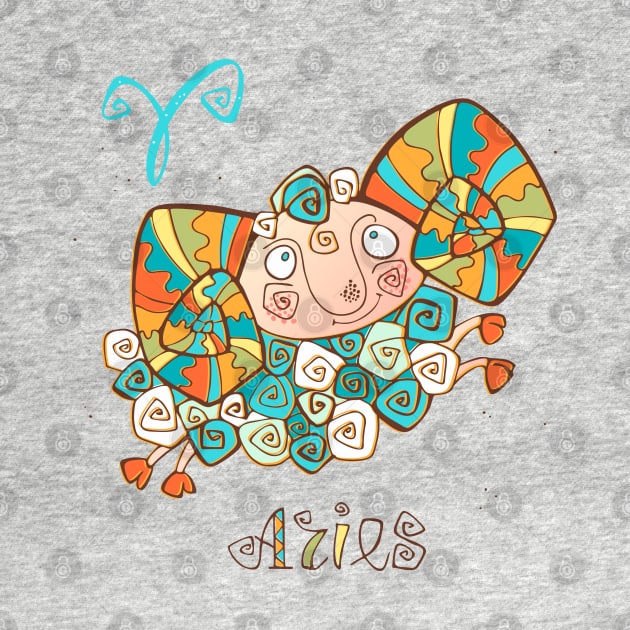 horoscope Aries children by Mako Design 